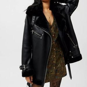 UO Oversized Biker Jacket
